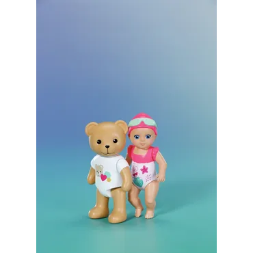 BABY born Splish Splash Teddy Badedyr Flerfarvet