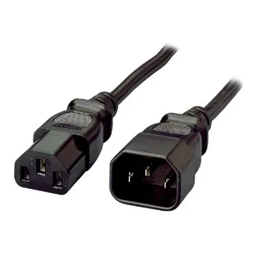 Equip KaltgerÃ¤teverl.-Kabel IEC C14->IEC C13 St/Bu 1.80m PVC Polybeutel