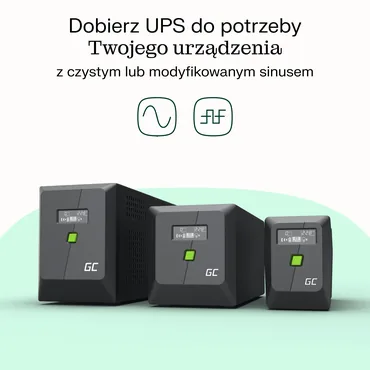 Green Cell UPSLP700 UPS-enhed Interaktivt indgangsstik 1 kVA 700 W 4 AC stikkontakt(er)