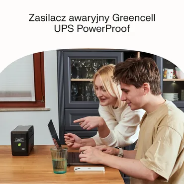 Green Cell UPSLP700 UPS-enhed Interaktivt indgangsstik 1 kVA 700 W 4 AC stikkontakt(er)