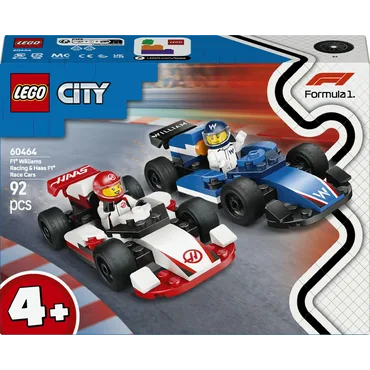 LEGO City F1® Williams Racing og Haas F1®-racerbiler