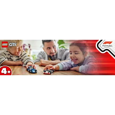 LEGO City F1® Williams Racing og Haas F1®-racerbiler