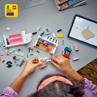 LEGO Friends 42662 Salon fryzjerski i sklep z ozdobami