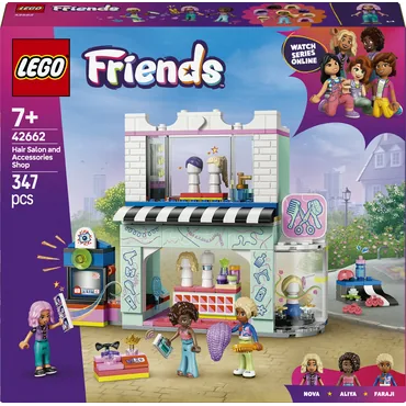 LEGO Friends 42662 Salon fryzjerski i sklep z ozdobami