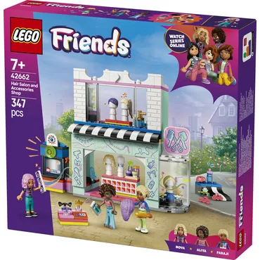 LEGO Friends 42662 Salon fryzjerski i sklep z ozdobami