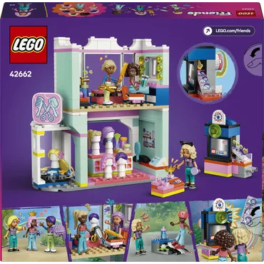 LEGO Friends 42662 Salon fryzjerski i sklep z ozdobami