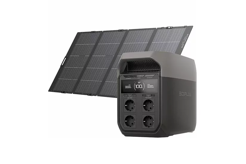 EcoFlow Utbrytbar batteri - 400 W - 4 AC-utgångar - LFP