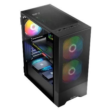 Logic Concept Chassi - Midi Tower - ATX - 15,9 cm - 31,0 cm - 7 - 140 mm - Härdat glas