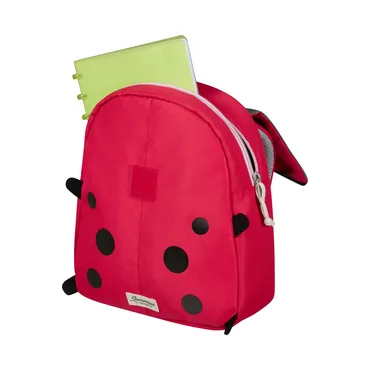 Samsonite 142478-9676 rygsæk Skolerygsæk Sort, Lyserød, Rød Polyester, Genanvendt polyethylenterephthalat (rPET)