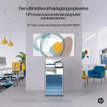 HP Color Laserjet Ent Flow MFP 8801z A3 70S. Col. MF Fax Netzwerk Laser 1200 x 1200 dpi 60 sider pr. minut Wi-Fi