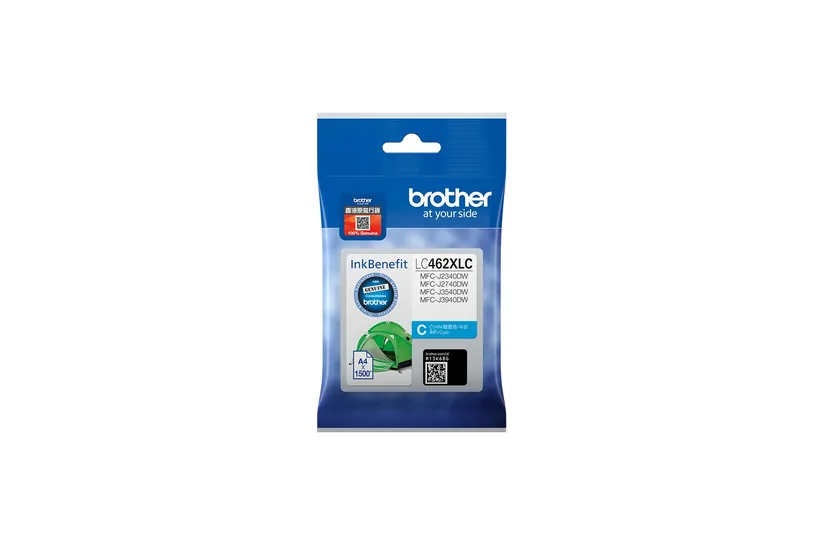 Brother LC462XLC - hög kapacitet - cyan - original - bläckpatron