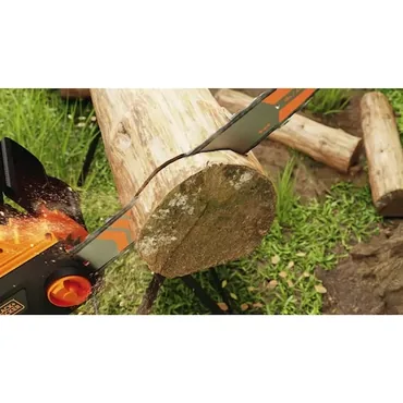 Black&Decker BECS2245-QS Chainsaw, 2200W, 45cm, Orange/Black