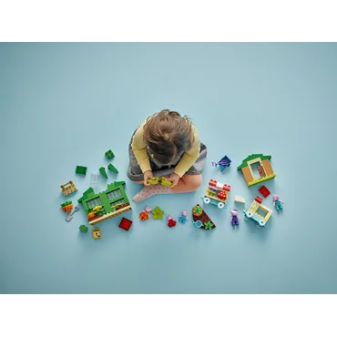 LEGO Świnka Peppa 10461 Ogród i szklarnia Dziadka Świnki