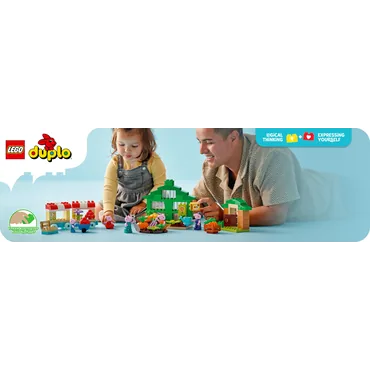 LEGO Świnka Peppa 10461 Ogród i szklarnia Dziadka Świnki