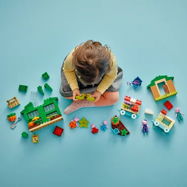 LEGO Świnka Peppa 10461 Ogród i szklarnia Dziadka Świnki