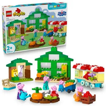 LEGO Świnka Peppa 10461 Ogród i szklarnia Dziadka Świnki
