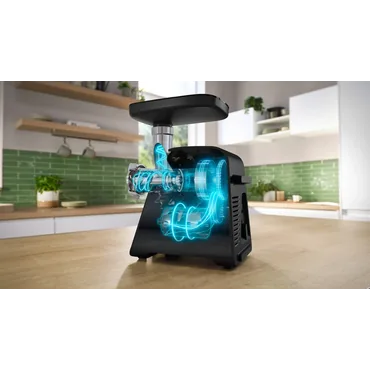 Bosch Köttfärsmaskin - 2100 W - 5.2 g - Black, Silver - 240 mm - 200 mm - 247 mm
