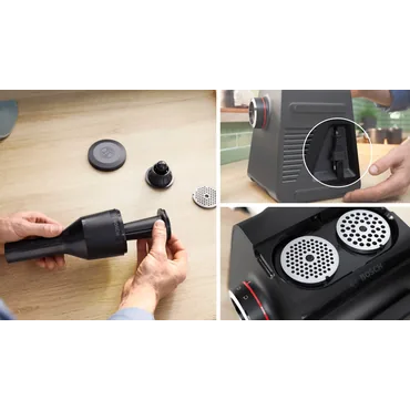 Bosch Köttfärsmaskin - 2100 W - 5.2 g - Black, Silver - 240 mm - 200 mm - 247 mm