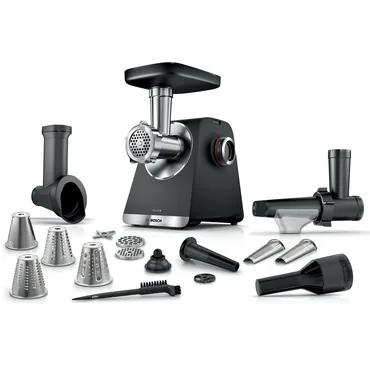Bosch Köttfärsmaskin - 2100 W - 5.2 g - Black, Silver - 240 mm - 200 mm - 247 mm