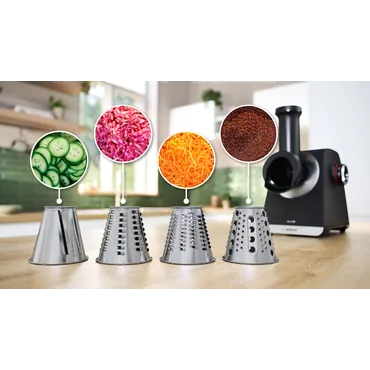 Bosch Köttfärsmaskin - 2100 W - 5.2 g - Black, Silver - 240 mm - 200 mm - 247 mm