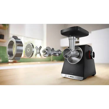 Bosch Köttfärsmaskin - 2100 W - 5.2 g - Black, Silver - 240 mm - 200 mm - 247 mm