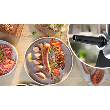 Bosch Köttfärsmaskin - 2100 W - 5.2 g - Black, Silver - 240 mm - 200 mm - 247 mm
