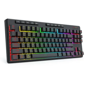 REDRAGON K516RGB-PRO SHIVA PRO 87 tastatur USB + RF Wireless + Bluetooth Sort