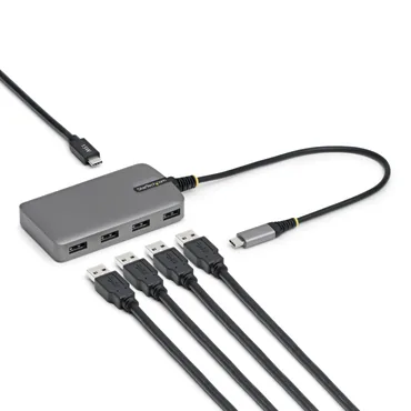 StarTech.com 5G4AC-USB-C-HUB interface hub USB 3.2 Gen 1 (3.1 Gen 1) Type-C 5000 Mbit/s Grå