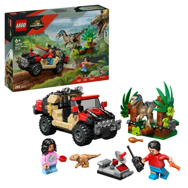 LEGO Jurassic World Offroad-flugt fra raptor