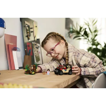 LEGO Jurassic World Offroad-flugt fra raptor