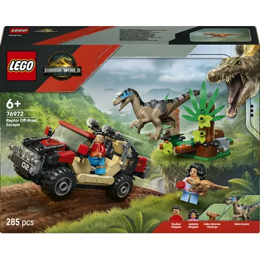 LEGO Jurassic World Offroad-flugt fra raptor