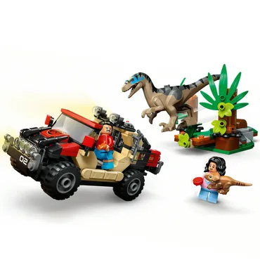 LEGO Jurassic World Offroad-flugt fra raptor