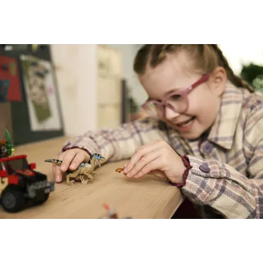 LEGO Jurassic World Offroad-flugt fra raptor