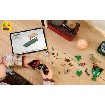 LEGO Jurassic World Offroad-flugt fra raptor