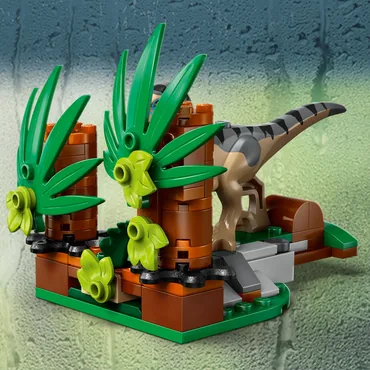 LEGO Jurassic World Offroad-flugt fra raptor