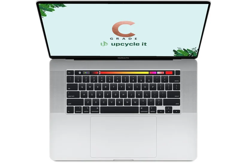 [upcycle it] Apple MacBook Pro 2019 (GRADE A) - 14,3 - i7-7700HQ, 16 GB RAM, 256GB SSD, Radeon Pro 55, 15" 2880x1800, Space Grey, Touchbar-
