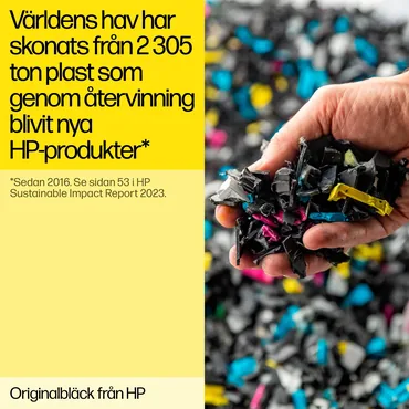 HP 912XL Original Ink-blækpatron med høj kapacitet, cyan