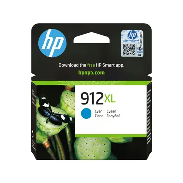 HP 912XL Original Ink-blækpatron med høj kapacitet, cyan