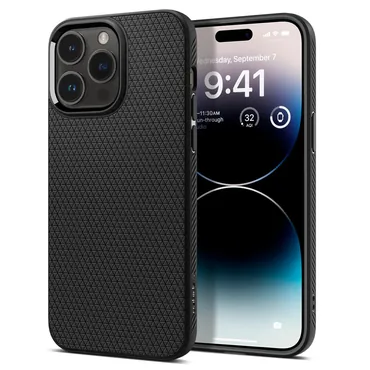 Spigen Liquid Air mobiltelefon etui 17 cm (6.7") Cover Sort