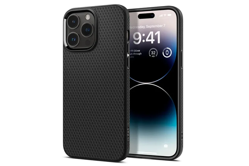 Spigen Liquid Air mobiltelefon etui 17 cm (6.7") Cover Sort