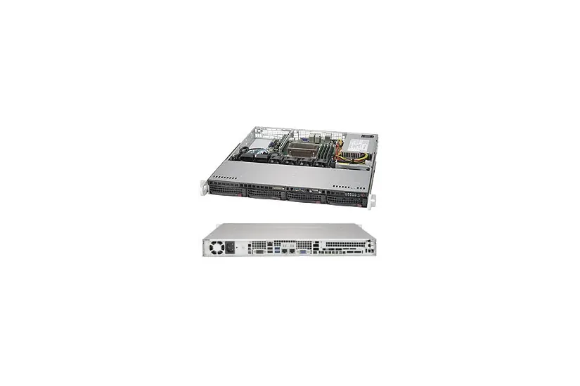 Supermicro SC813M FTQC-350CB2 - kan monteras i rack - 1U - ATX