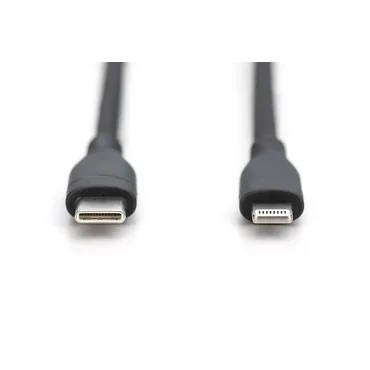 Digitus AK-600110-020-S Lightning kabel 2 m Sort