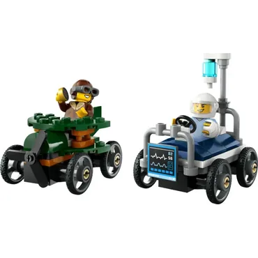 LEGO City Racerbilpakke – fly mod hospitalsseng