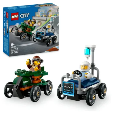 LEGO City Racerbilpakke – fly mod hospitalsseng
