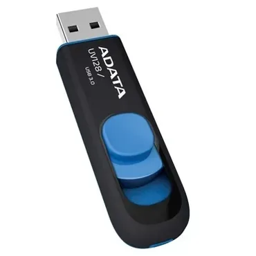 ADATA 64GB DashDrive UV128 USB-nøgle USB Type-A 3.2 Gen 1 (3.1 Gen 1) Sort, Blå