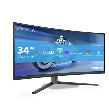 Philips Evnia 6000 34M2C6500 skærm - Quantum Dot technology - 34" - 0,03ms