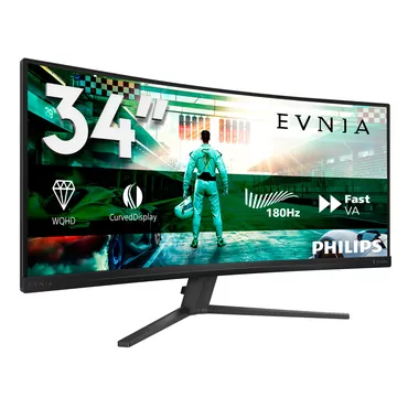 Philips Evnia 3000 34M2C3500L skärm - WLED - 34" - Fast VA - 0,5ms,0,03ms,1ms