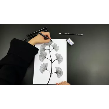 Tombow WS-EFL-H-02 fineliner Fin Sort 1 stk