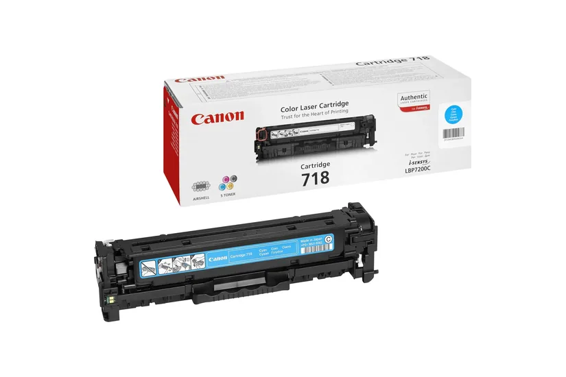 Canon 718 Cyan - cyan - original - tonerpatron