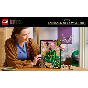 LEGO Emerald City-vægkunst